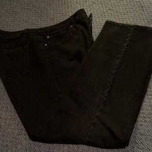 Charter Club Women's Black Straight Jeans